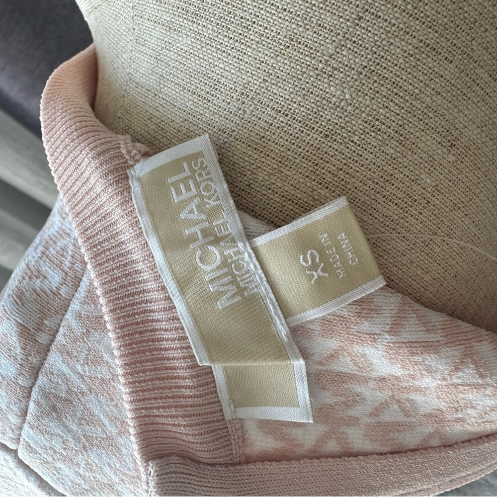 Michael Kors Light Pink Patterned Mini Dress - image 4